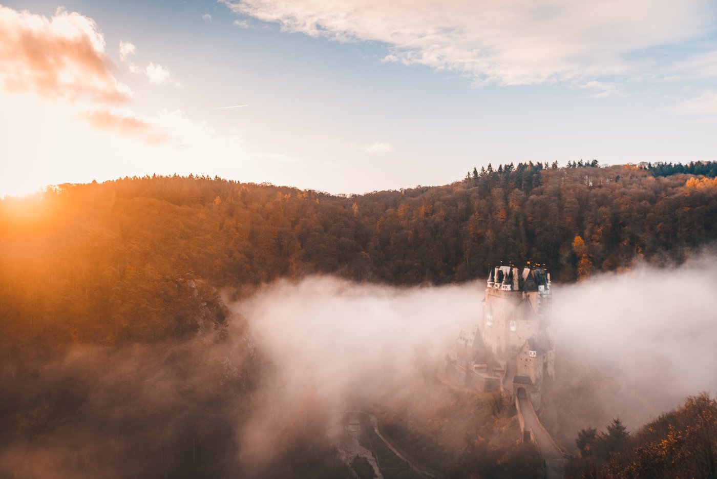 Foto Lanschaft mit Nebel noventic group